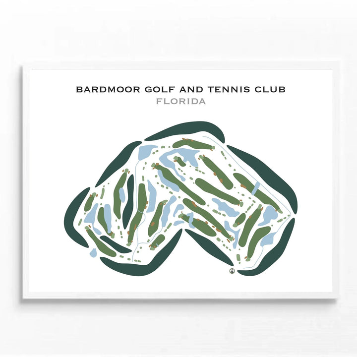 Bardmoor Golf & Tennis Club, Florida - Printed Golf Courses