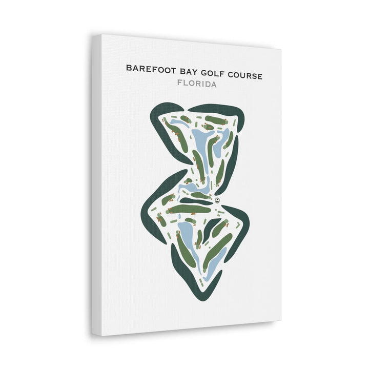 Barefoot Bay Golf Course, Florida - Printed Golf Courses