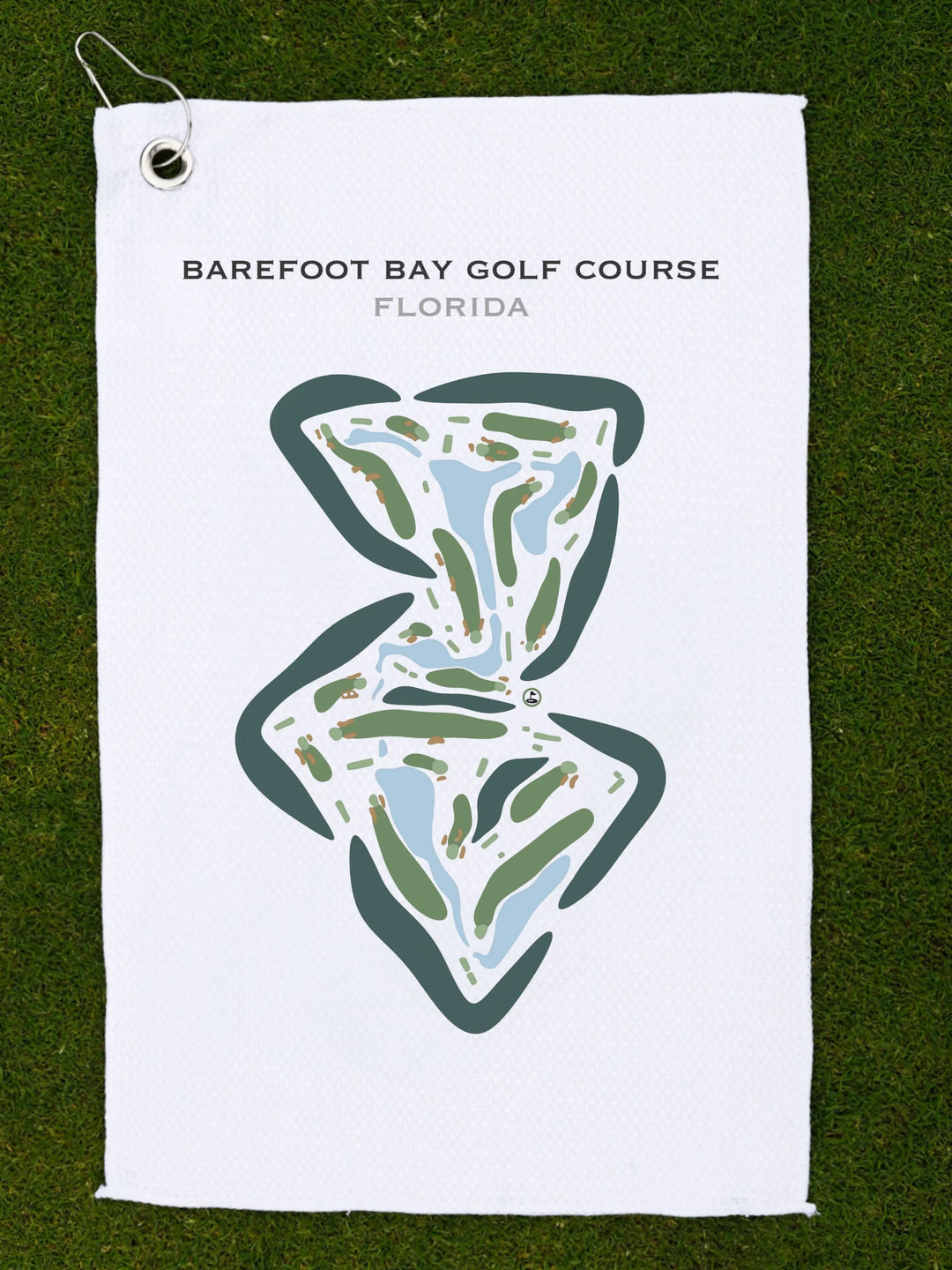 Barefoot Bay Golf Course, Florida - Printed Golf Courses