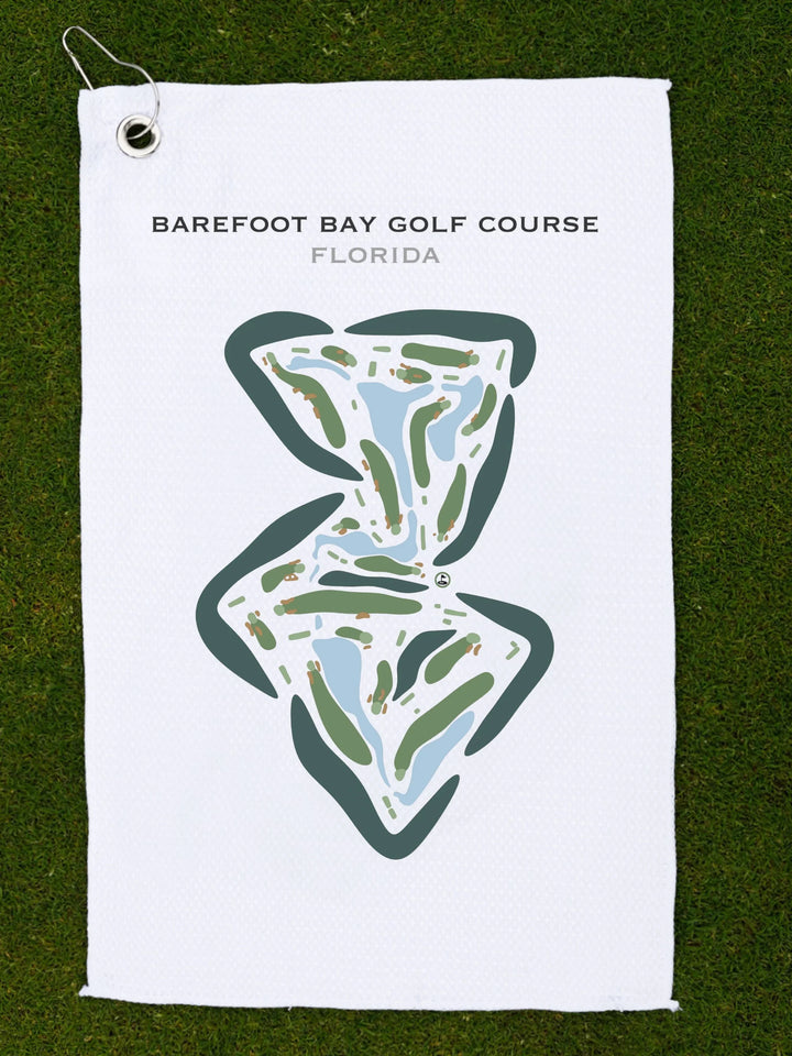 Barefoot Bay Golf Course, Florida - Printed Golf Courses