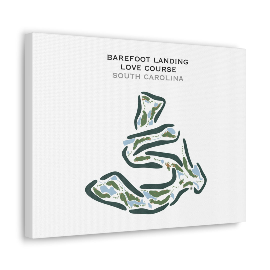 Barefoot Landing - Love Golf Course, South Carolina - Printed Golf Courses