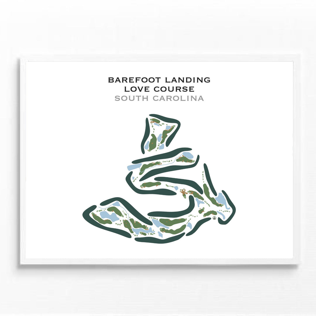 Barefoot Landing - Love Golf Course, South Carolina - Printed Golf Courses