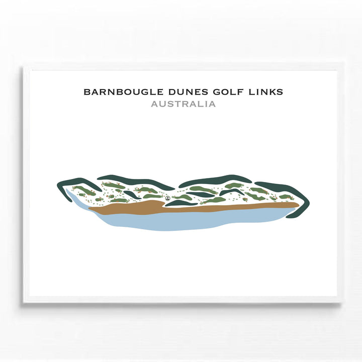 Barnbougle Dunes Golf Links, Australia - Printed Golf Courses