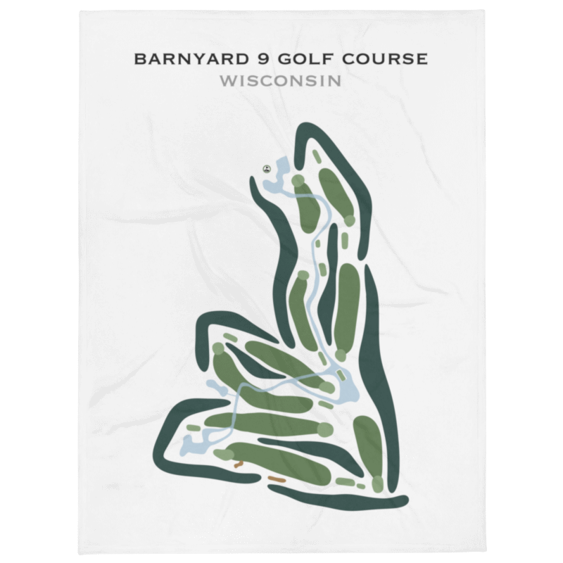 Barnyard 9 Golf Course, Wisconsin - Printed Golf Courses