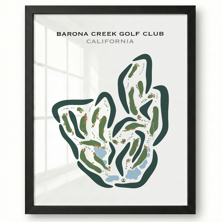 Barona Creek Golf Club, California - Printed Golf Courses