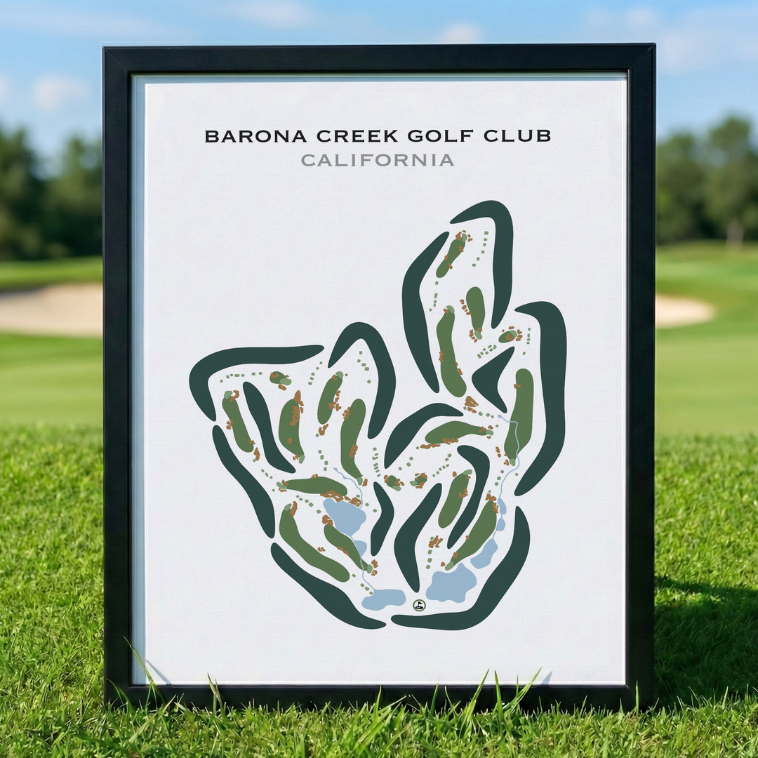 Barona Creek Golf Club, California - Printed Golf Courses