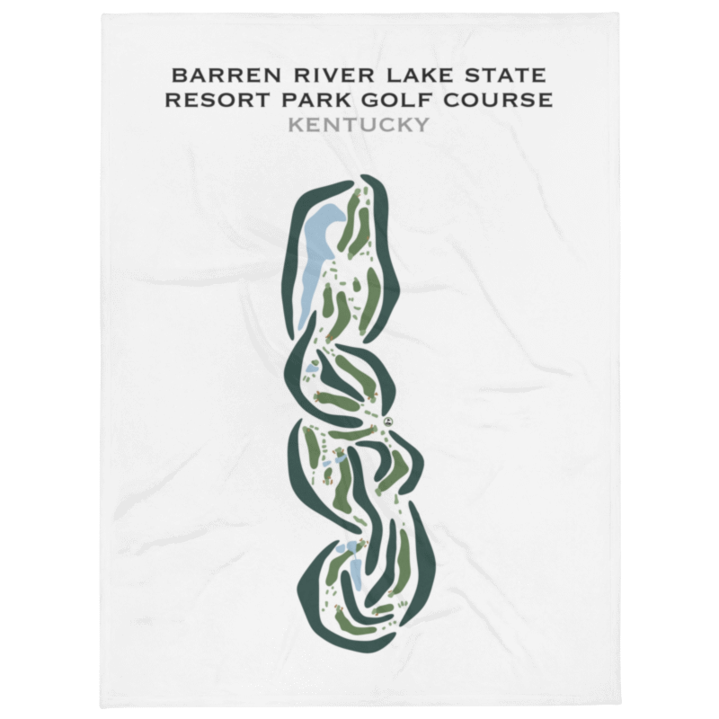Barren River Lake State Resort Park Golf Course, Kentucky - Printed Golf Courses