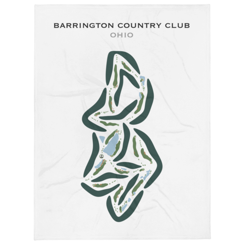 Barrington Golf Club, Ohio - Printed Golf Courses