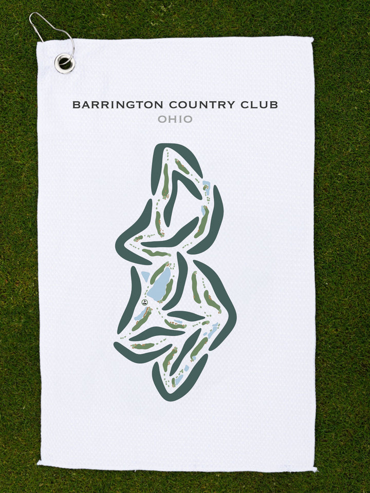 Barrington Golf Club, Ohio - Printed Golf Courses