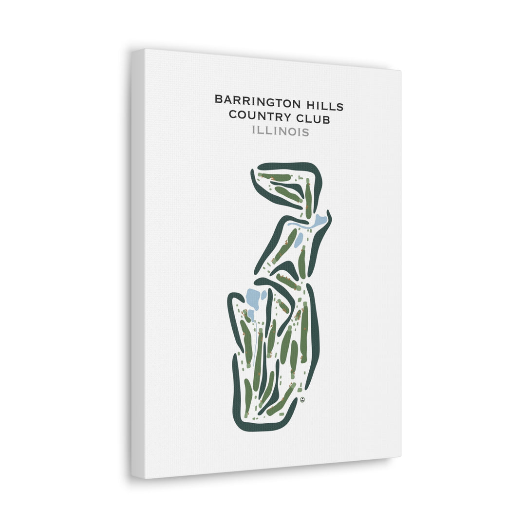 Barrington Hills Country Club, Illinois - Printed Golf Courses