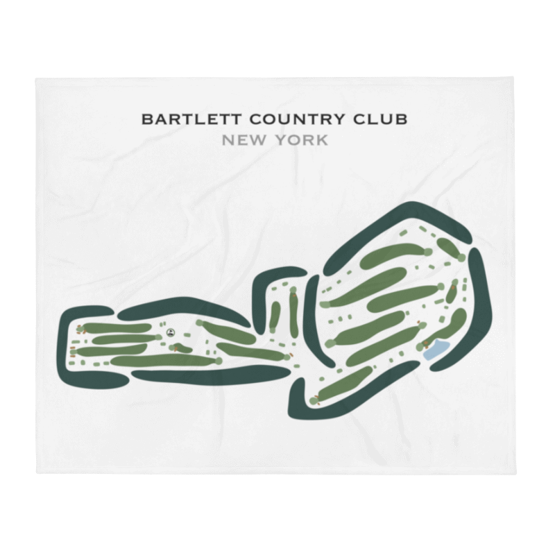 Bartlett Country Club, New York - Printed Golf Courses