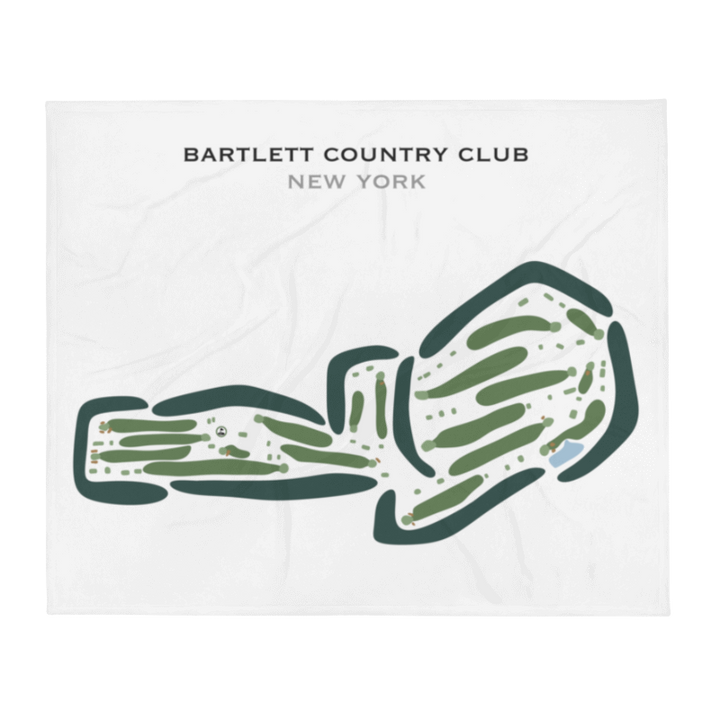 Bartlett Country Club, New York - Printed Golf Courses