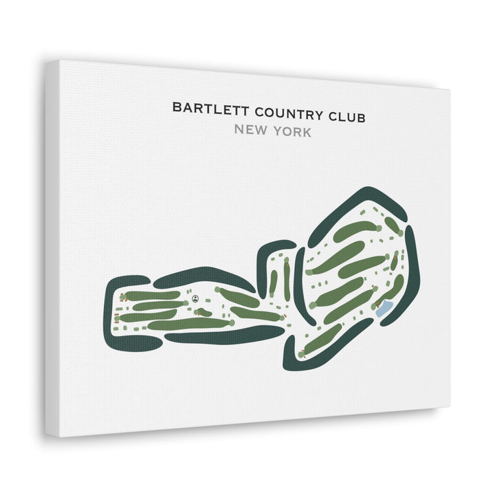 Bartlett Country Club, New York - Printed Golf Courses