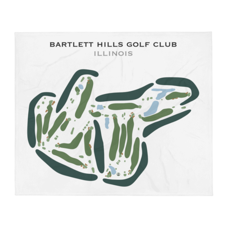 Bartlett Hills Golf Club, Illinois - Printed Golf Courses