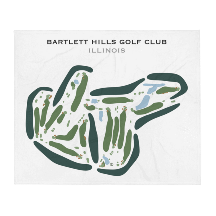 Bartlett Hills Golf Club, Illinois - Printed Golf Courses