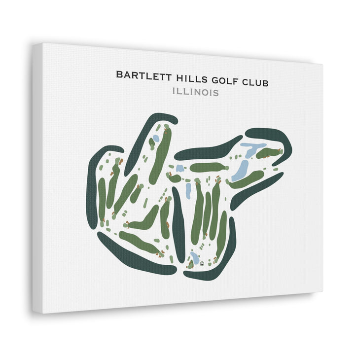 Bartlett Hills Golf Club, Illinois - Printed Golf Courses