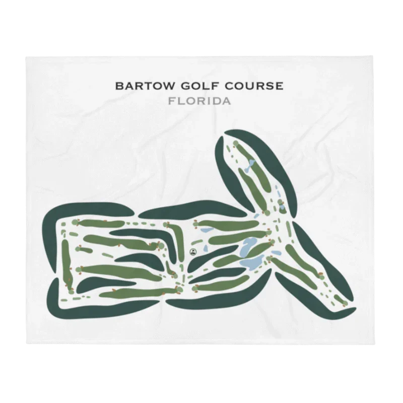 Bartow Golf Course, Florida - Printed Golf Course