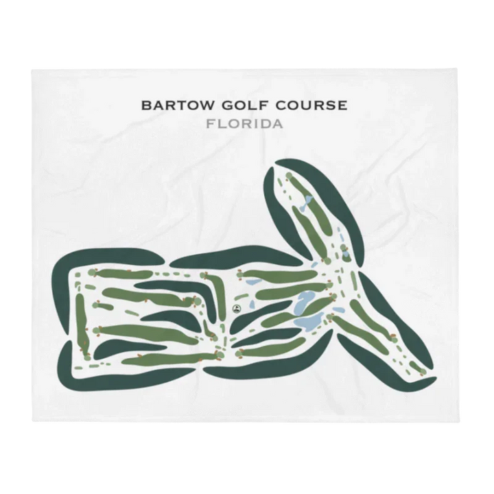 Bartow Golf Course, Florida - Printed Golf Course