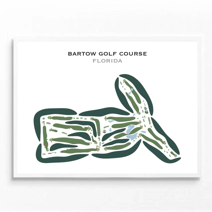 Bartow Golf Course, Florida - Printed Golf Course