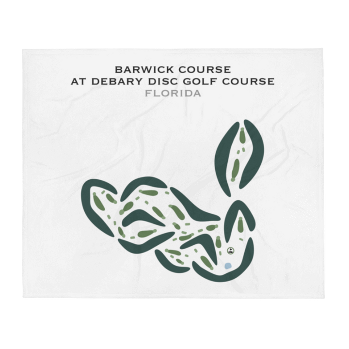 Barwick Course at Debary Disc Golf Course, Florida - Printed Golf Courses