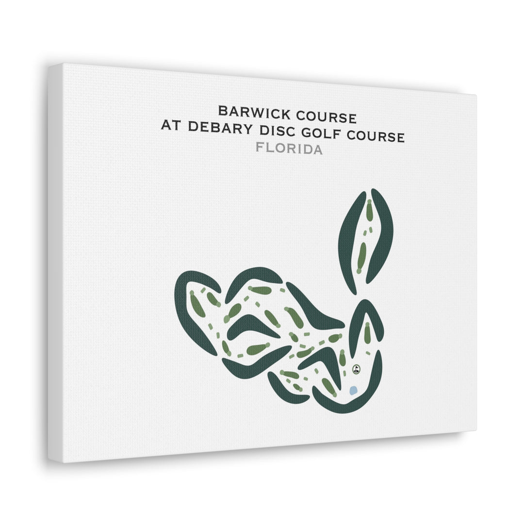 Barwick Course at Debary Disc Golf Course, Florida - Printed Golf Courses