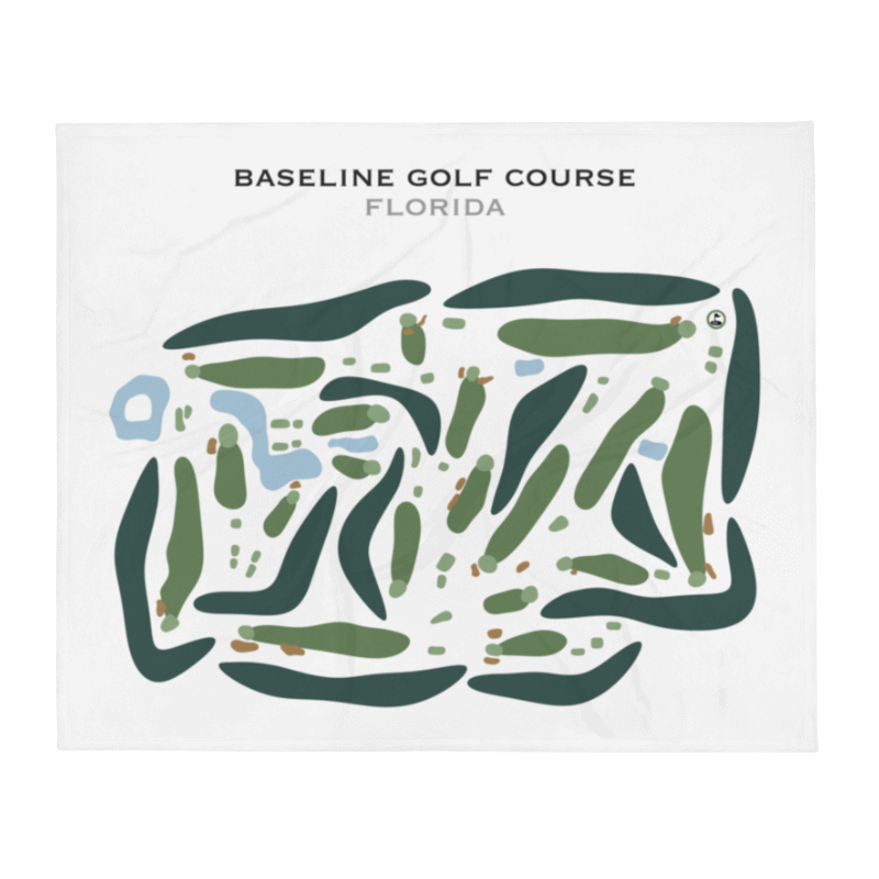 Baseline Golf Course, Florida - Printed Golf Courses