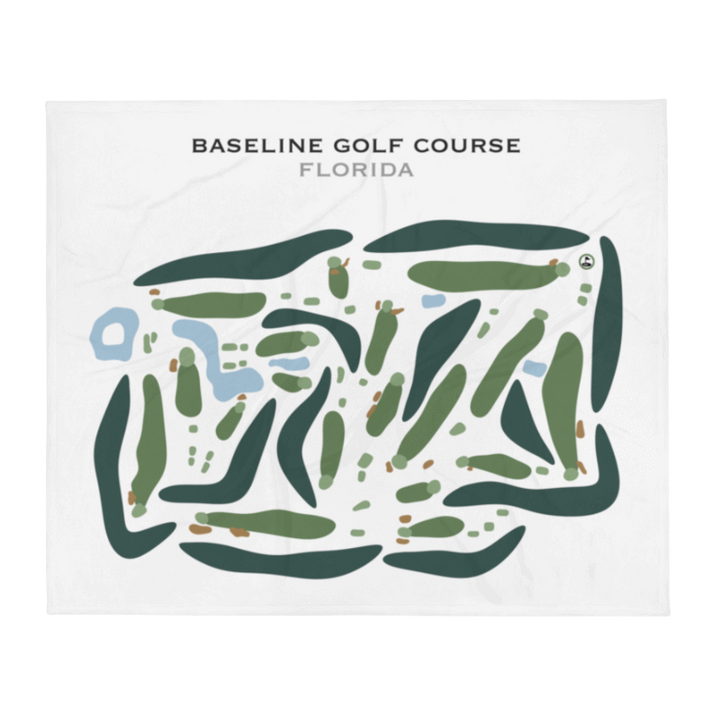 Baseline Golf Course, Florida - Printed Golf Courses