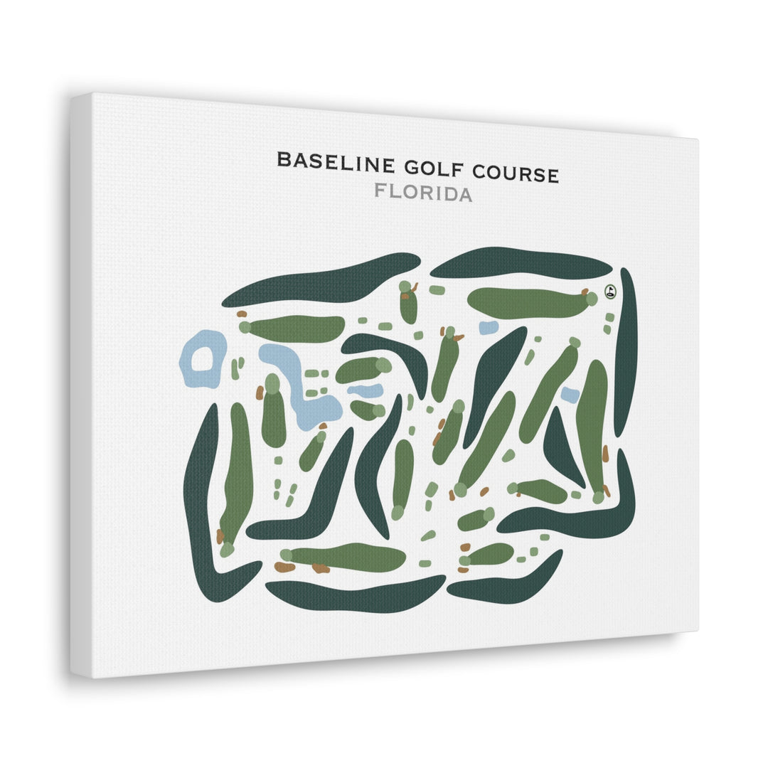 Baseline Golf Course, Florida - Printed Golf Courses
