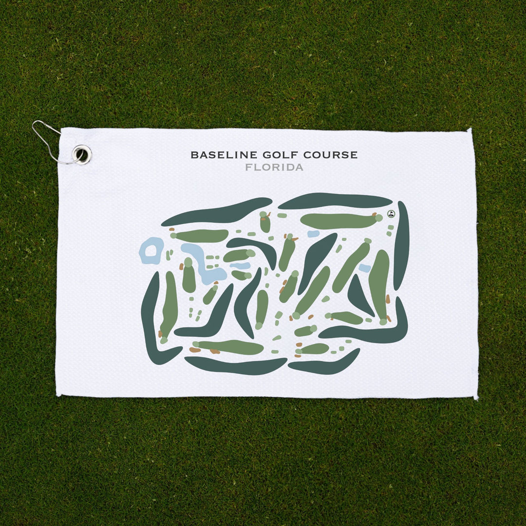 Baseline Golf Course, Florida - Printed Golf Courses