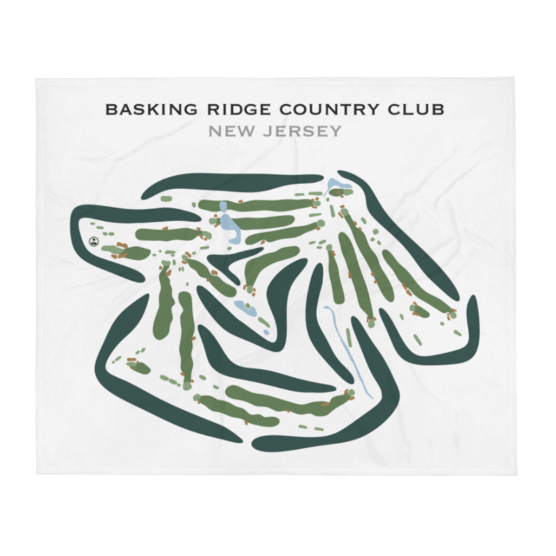 Basking Ridge Country Club, New Jersey - Printed Golf Courses