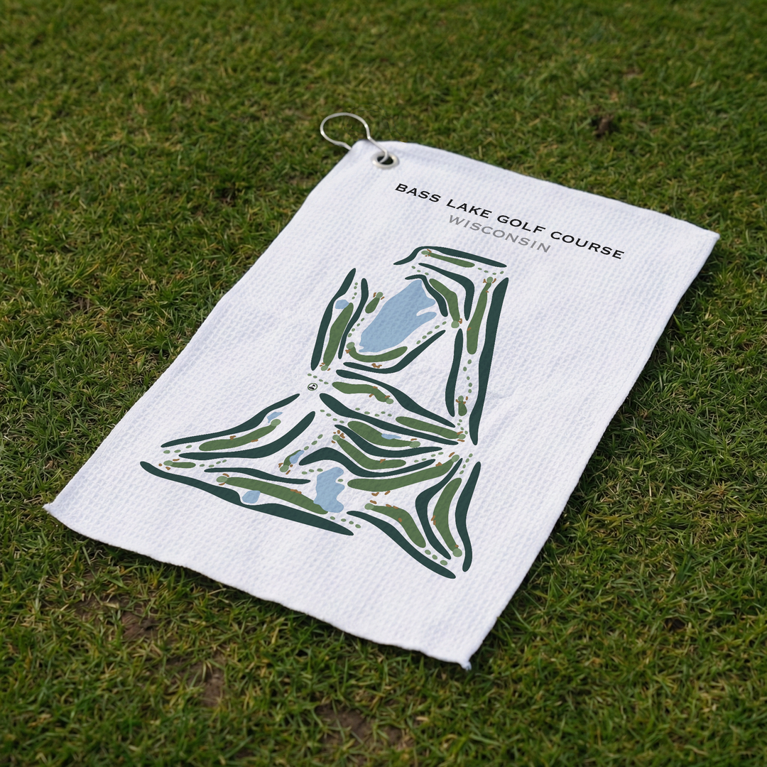 Bass Lake Golf Course, Wisconsin - Printed Golf Courses