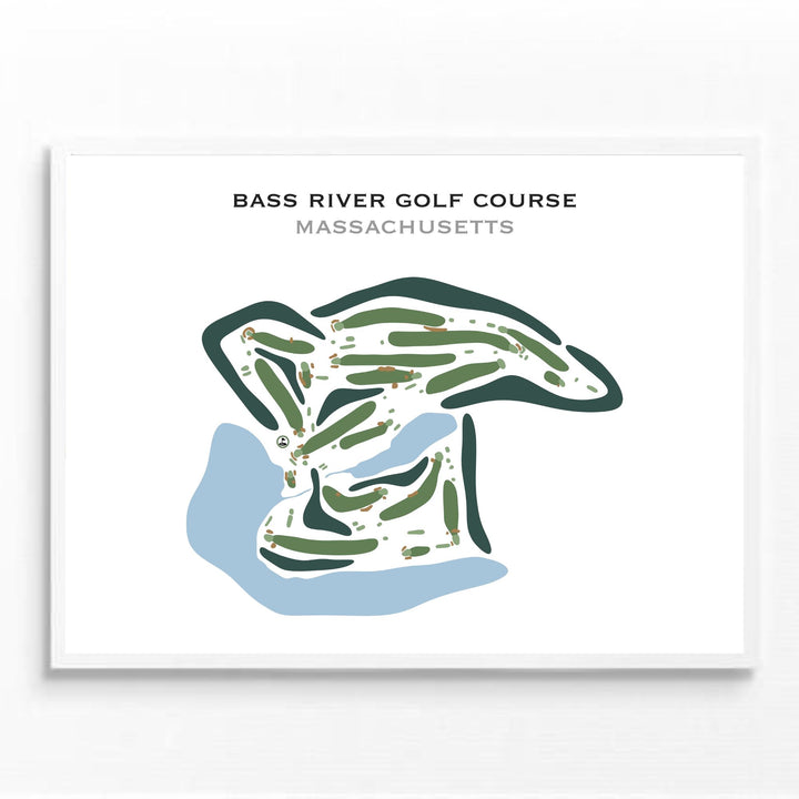 Bass River Golf Course, Massachusetts - Printed Golf Courses