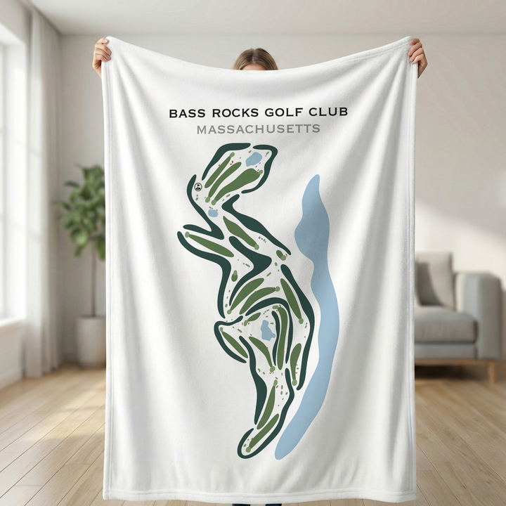 Bass Rocks Golf Club, Massachusetts - Printed Golf Courses