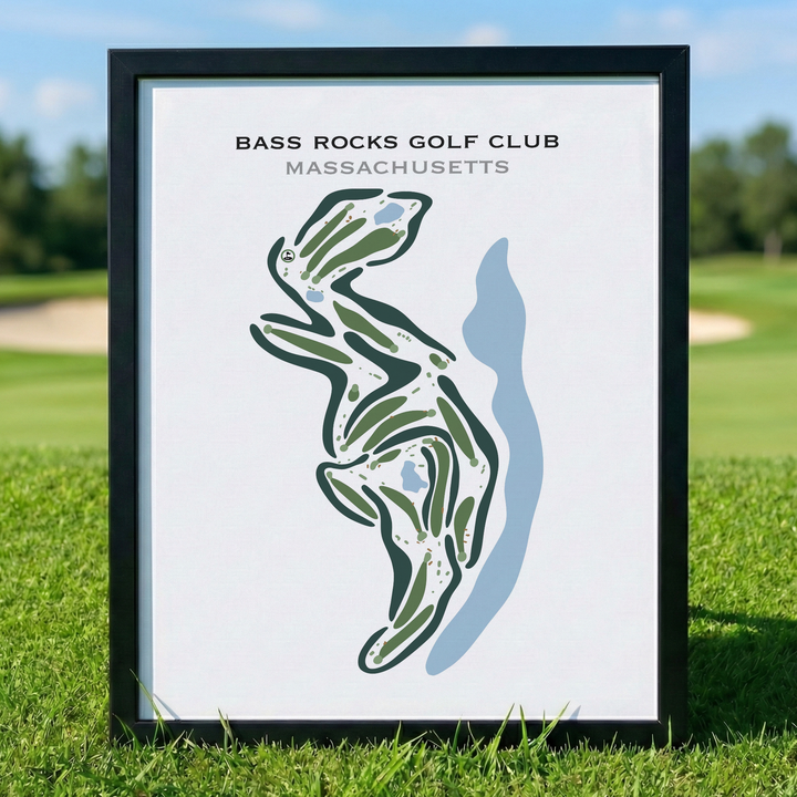 Bass Rocks Golf Club, Massachusetts - Printed Golf Courses