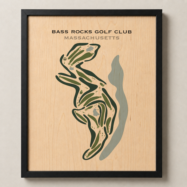 Bass Rocks Golf Club, Massachusetts - Printed Golf Courses