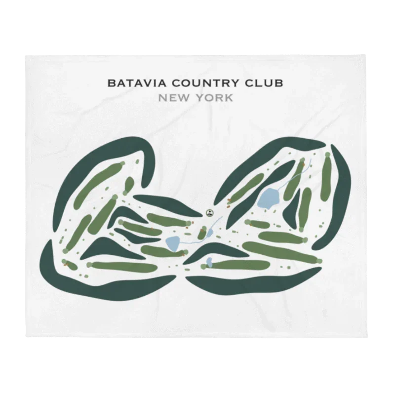 Batavia Country Club, New York - Printed Golf Courses