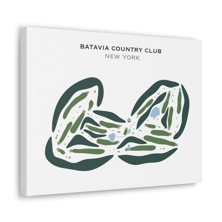 Batavia Country Club, New York - Printed Golf Courses