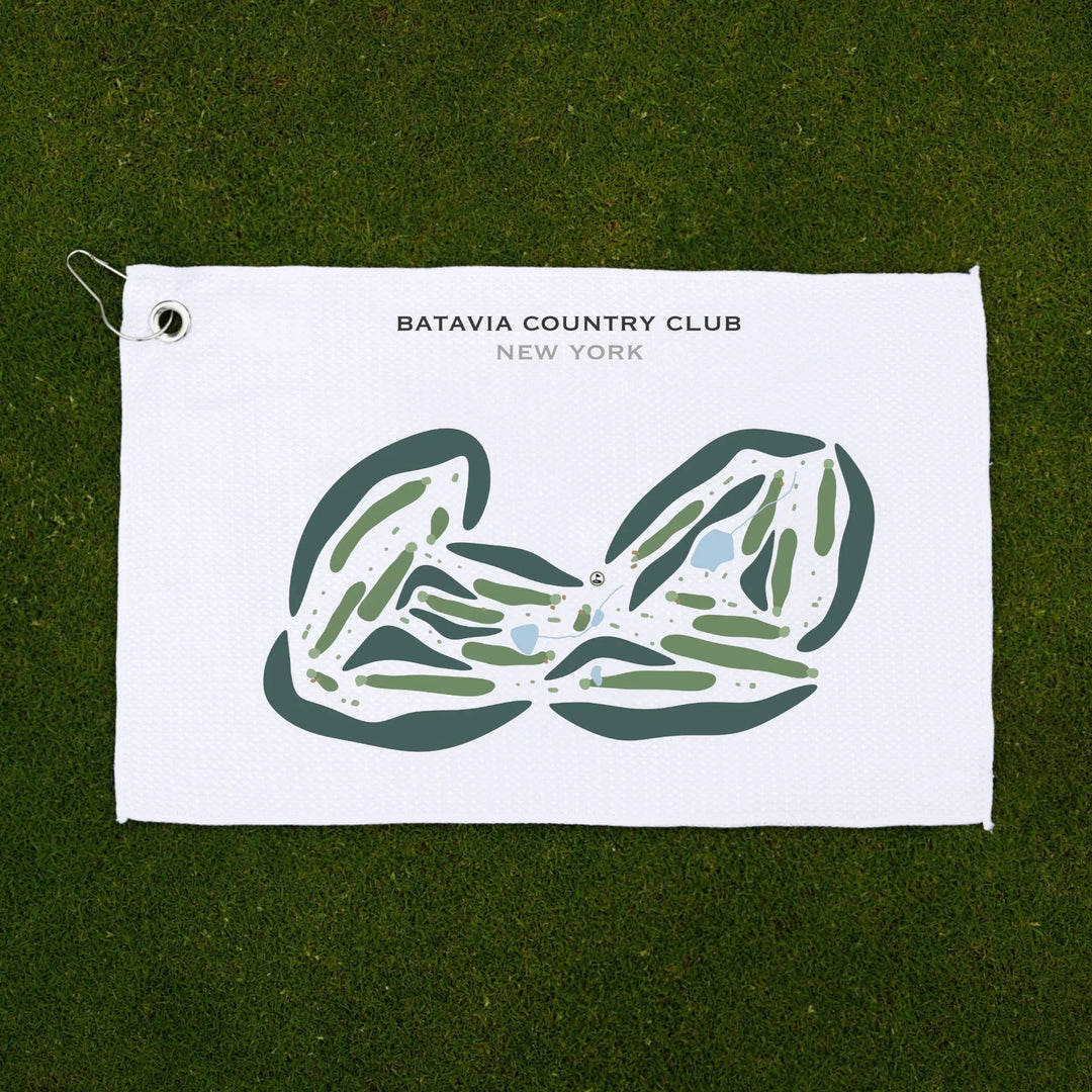 Batavia Country Club, New York - Printed Golf Courses