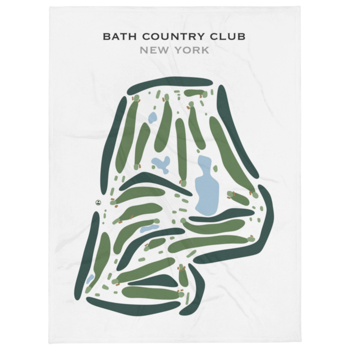 Bath Country Club, New York - Printed Golf Courses