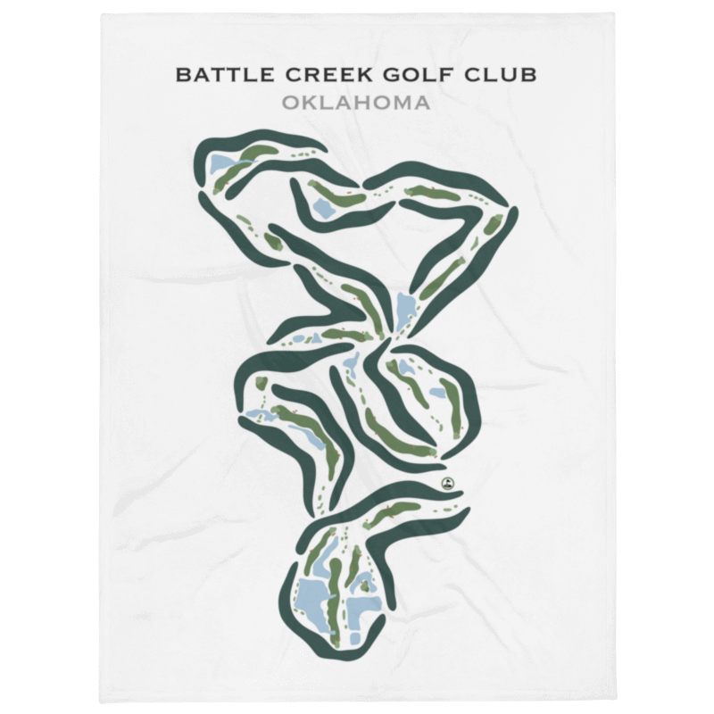 Battle Creek Golf Club, Oklahoma - Printed Golf Courses