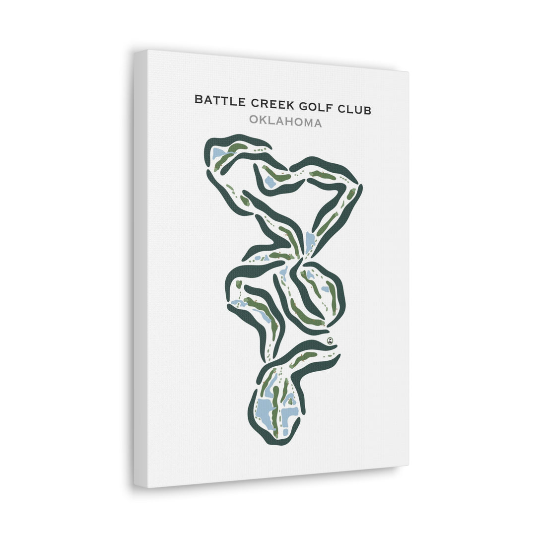 Battle Creek Golf Club, Oklahoma - Printed Golf Courses