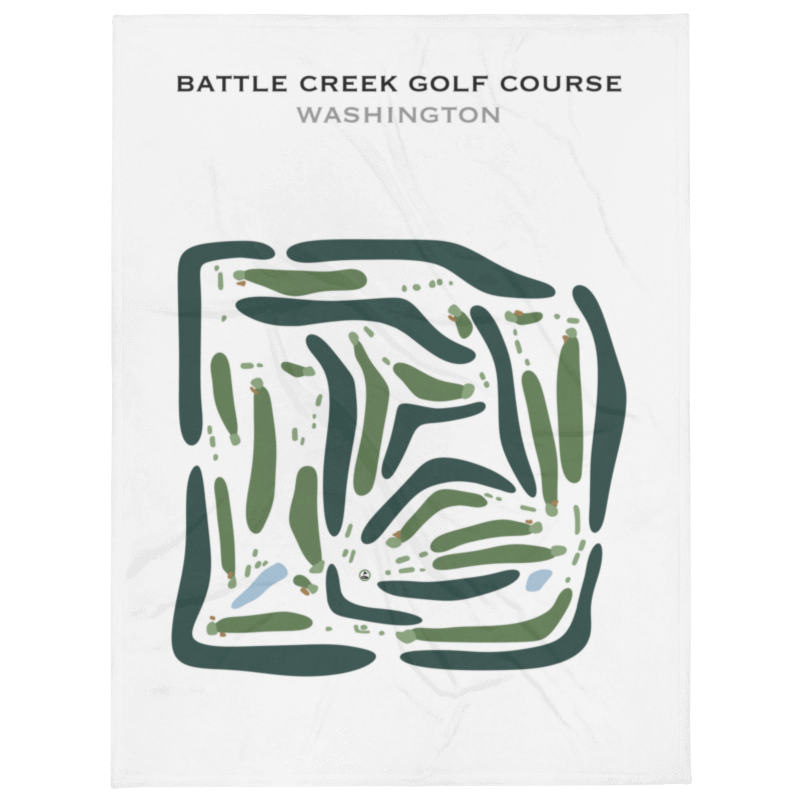 Battle Creek Golf Course, Washington - Printed Golf Course