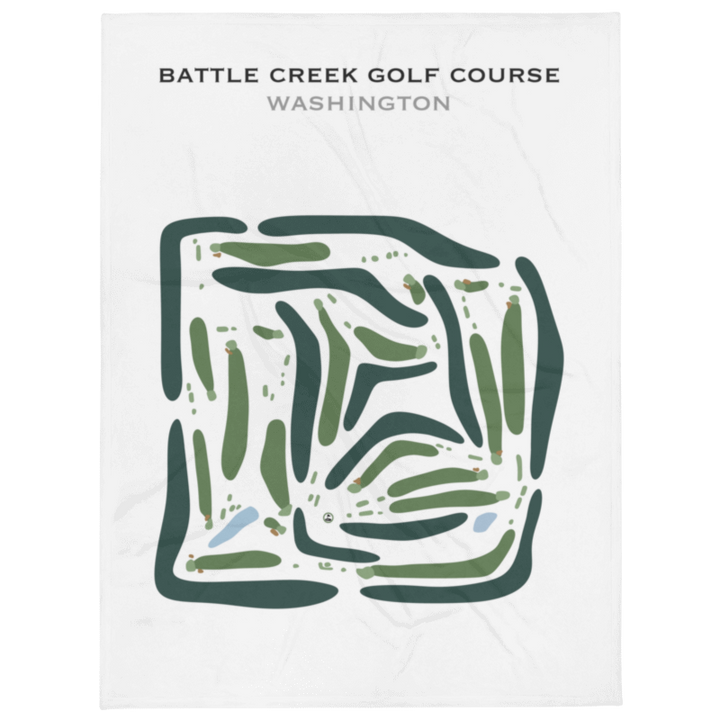 Battle Creek Golf Course, Washington - Printed Golf Course