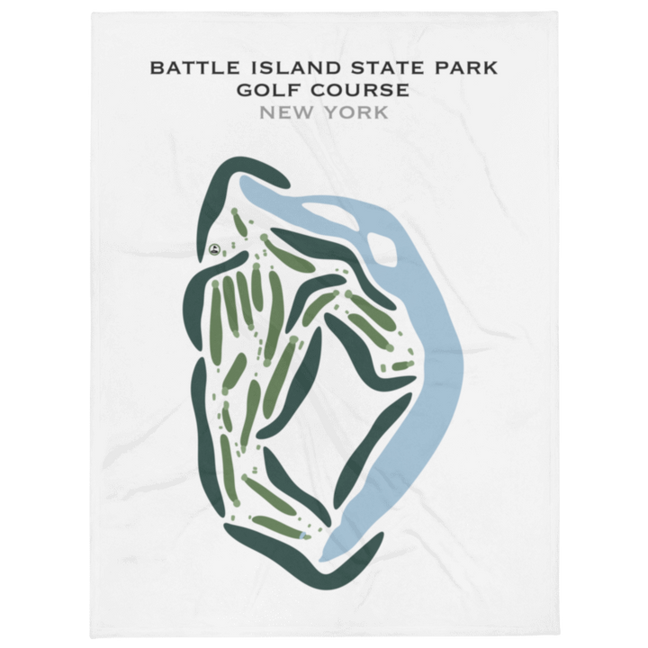 Battle Island State Park Golf Course, New York - Printed Golf Courses