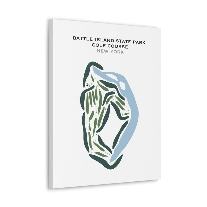 Battle Island State Park Golf Course, New York - Printed Golf Courses