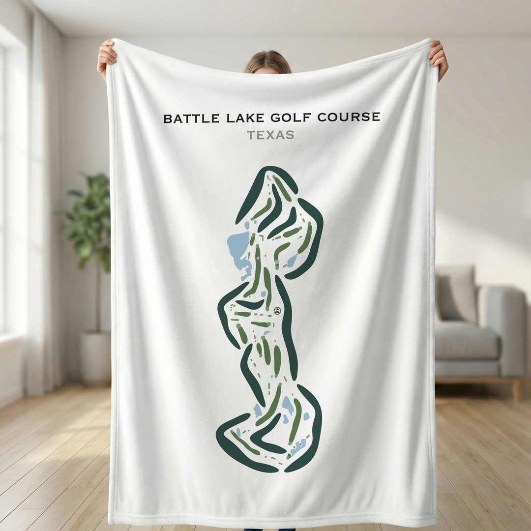 Battle Lake Golf Course, Texas - Printed Golf Courses