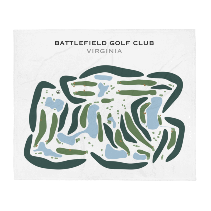 Battlefield Golf Club, Virginia - Printed Golf Courses