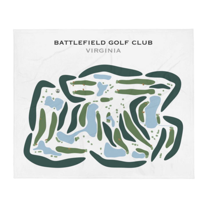 Battlefield Golf Club, Virginia - Printed Golf Courses