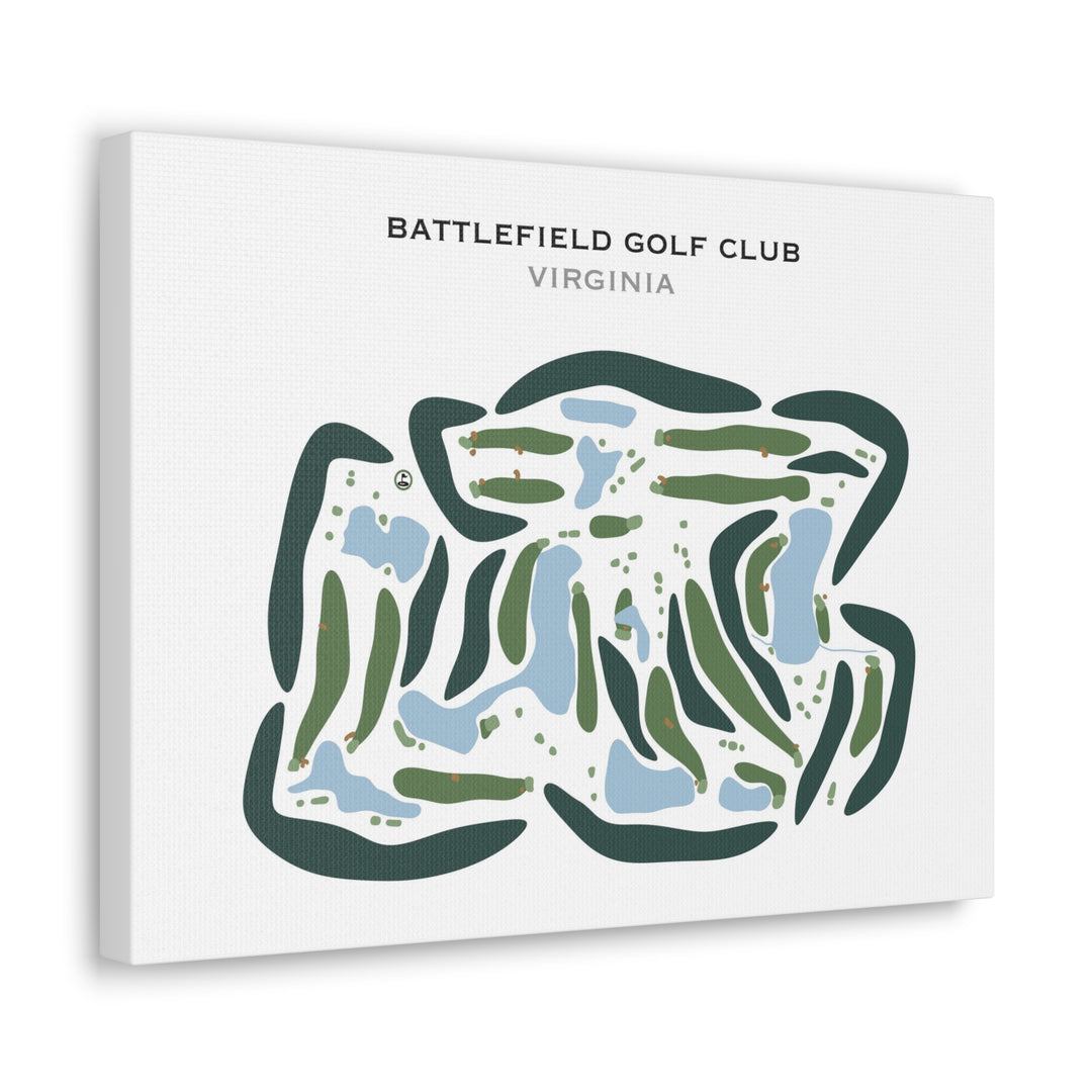 Battlefield Golf Club, Virginia - Printed Golf Courses
