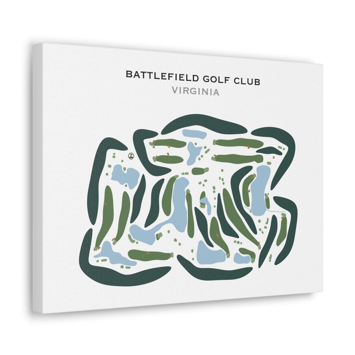 Battlefield Golf Club, Virginia - Printed Golf Courses